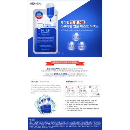 Mặt Nạ Mediheal NMF Aquaring Ampoule Mark EX Hàn Quốc (1 cái) | BigBuy360 - bigbuy360.vn