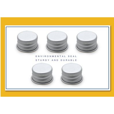 Combo 50 nắp nhôm bạc phi 20 chai mỹ phẩm