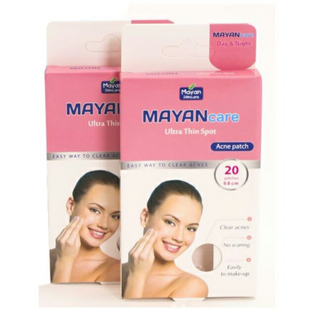Miếng dán mụn Mayan Care 20 miếng