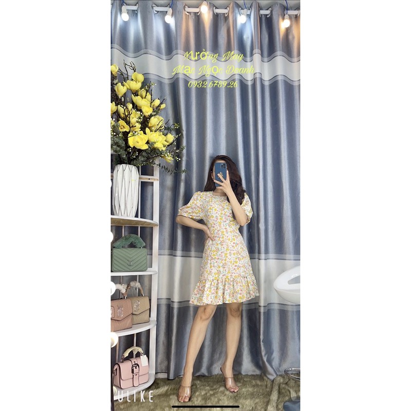 [Mã WAMT1505 giảm 10K đơn 0K] Váy hoa đuôi cá kèm video thật | BigBuy360 - bigbuy360.vn