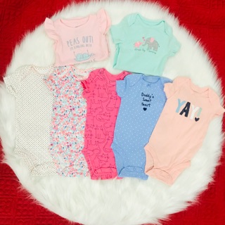 Set 5 body chip bé trai - bé gái 0-24m