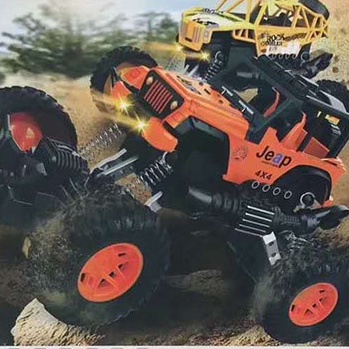 Xe Điều Khiển Từ Xa  Rock Crawler leo đá  Tỉ Lệ 1-18 Chất Liệu Cao Cấp Bền Bỉ Vượt Tốc Độ