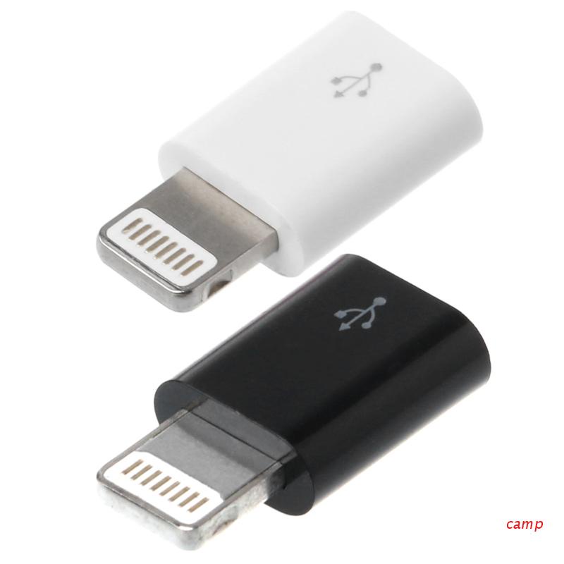 Đầu chuyển đổi Micro USB Female sang 8 Pin MaleConverter cho ĐT táo 5 5s 6 6s 7 8plus X