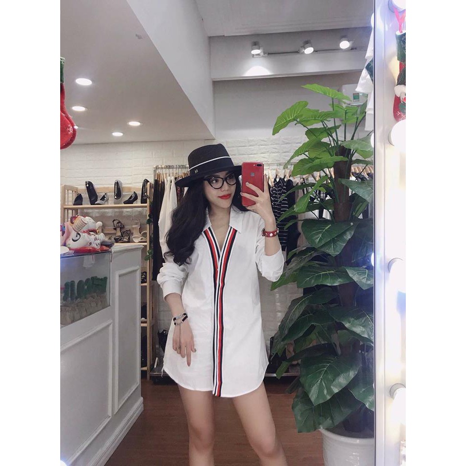 Áo sơ mi dáng dài Zara