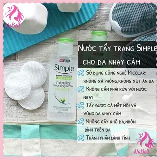 Simple Toner, Sữa Rửa Mặt, Tẩy Trang Simple