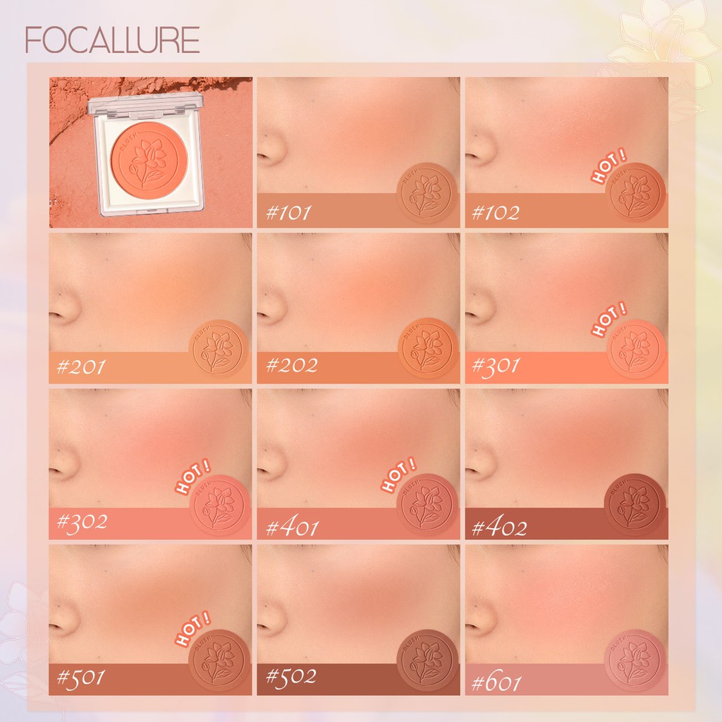 Focallure Phấn má hồng mềm mịn dễ sử dụng 40g