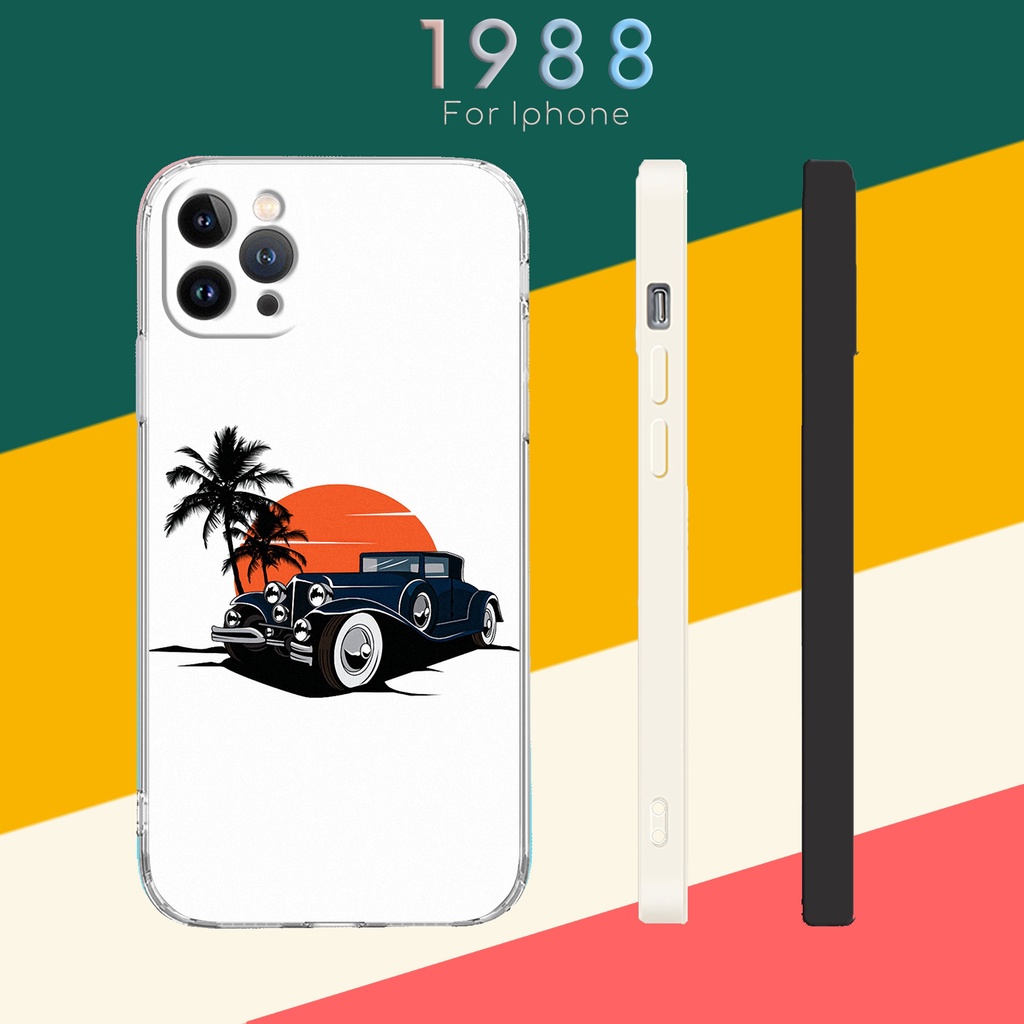Ốp lưng IP xe cổ bên cây dành Iphone 6 7 8 X XR XS SE 11 12 13 PLUS PRO PROMAX LRT220589