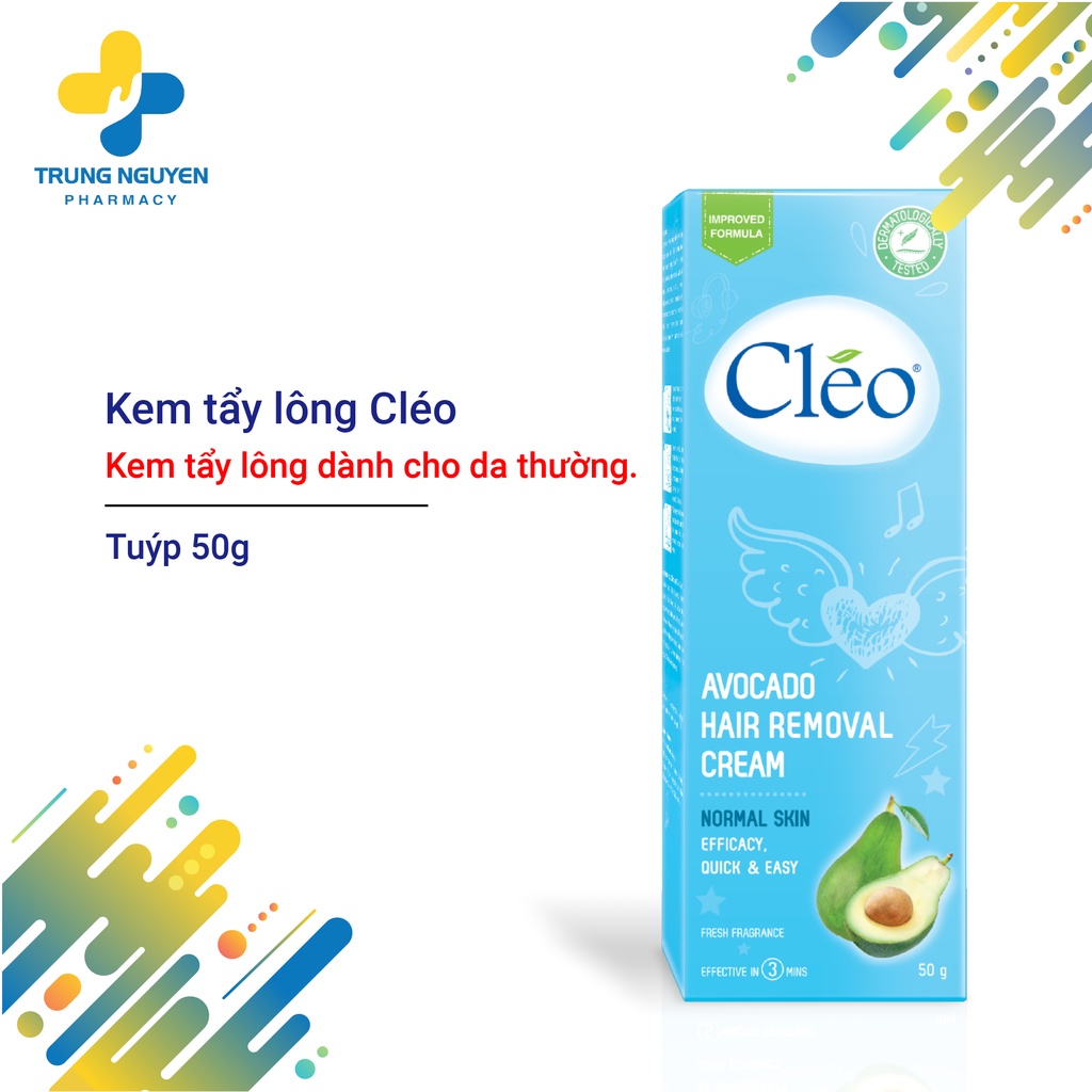 Kem tẩy lông Cléo cho da thường (50g)