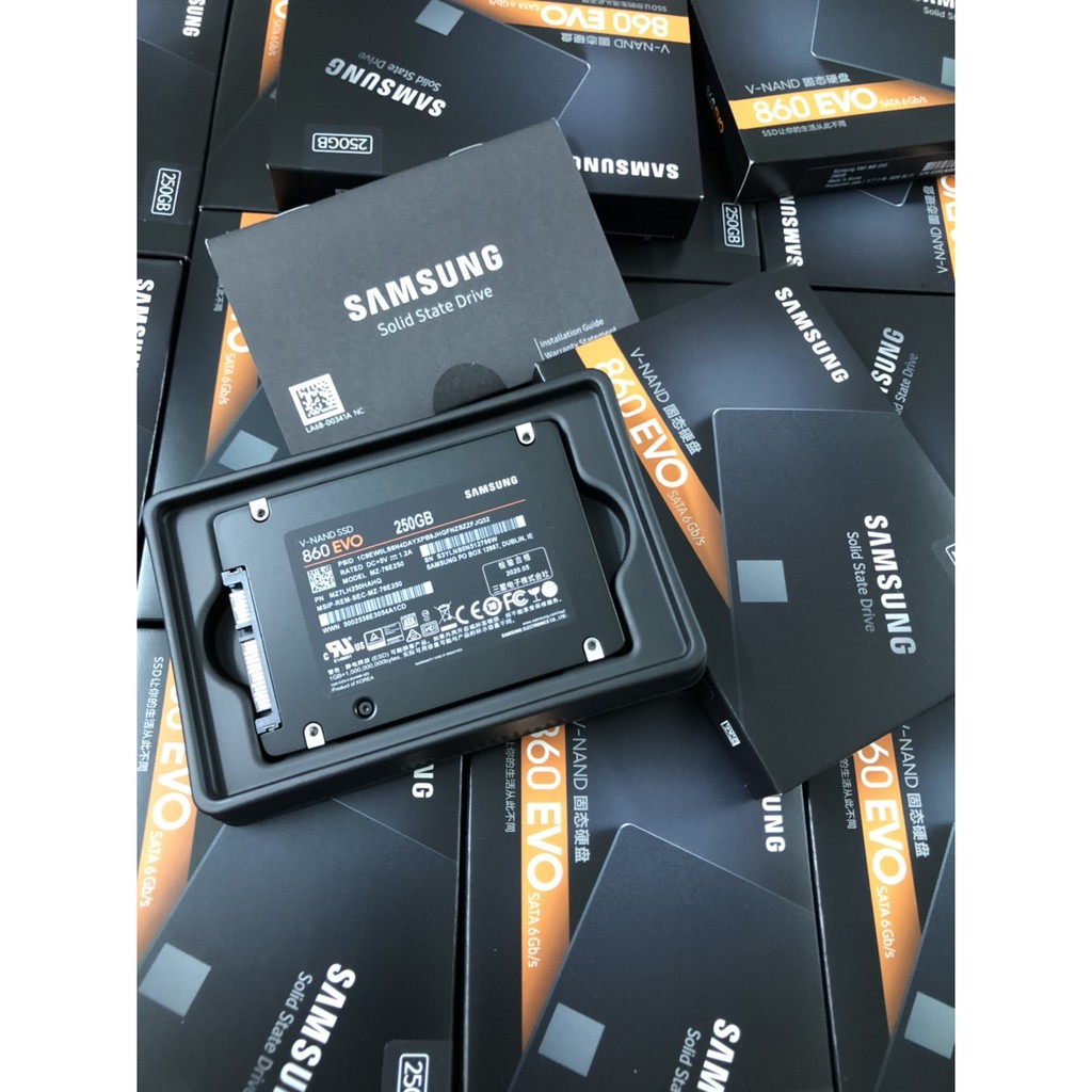 [BH 5 NĂM] SSD SAMSUNG EVO 860 250G CHẤT LƯỢNG, SATA III 6Gb/s 2.5 inch cao cấp chính hãng