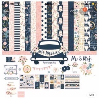 Bộ nguyên liệu đầy đủ làm scrapbook