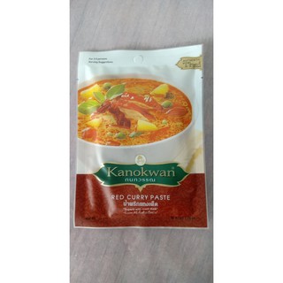 Sốt gia vị cà ri đỏ kanokwan thái 50g