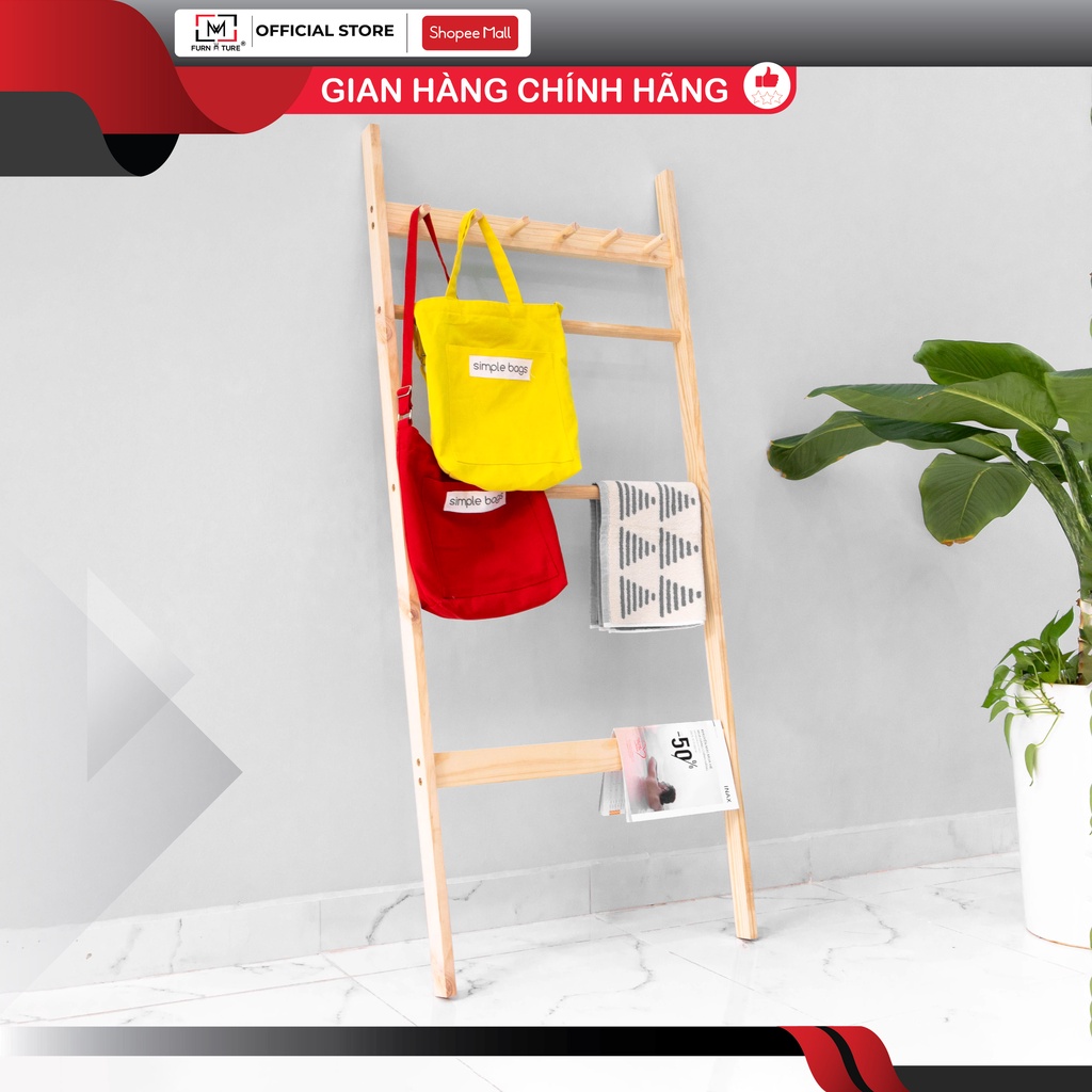 Thang trang trí decor homestay C Towel Ladder - MW FURNITURE - Nội thất căn hộ