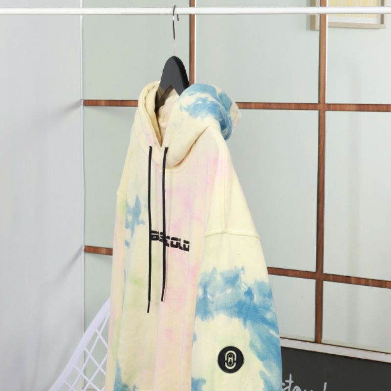 Áo Hoodie Baster Cold 051 Tydie Màu Vàng Nhạt Chất Lượng Cao