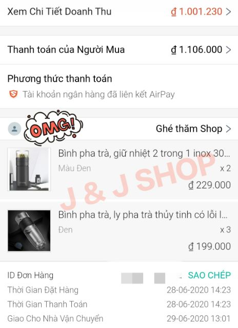 Bình pha trà, ly pha trà thủy tinh có lỗi lọc inox 304 cao cấp-Nâu