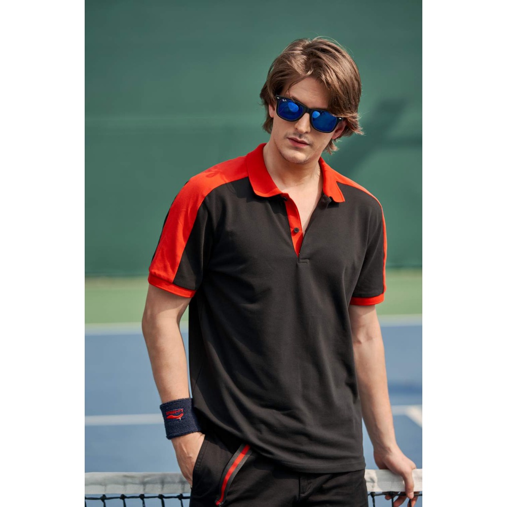 Áo Polo Nam DGCs kiểu dáng vừa vặn phối màu độc đáo trẻ trung, chất vải Lacoste thấm hút mồ hôi SAP1907M-M2