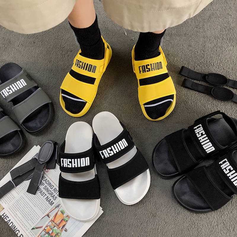 Dép nam cao cấp Sandal Thiết Kế Mới Thời Trang Mùa Hè Theo Phong Cách Hàn Quốc Dành Cho Cặp Đôi