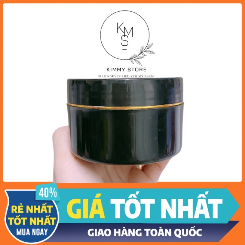 lẻ hủ đựng kem 100g màu đen