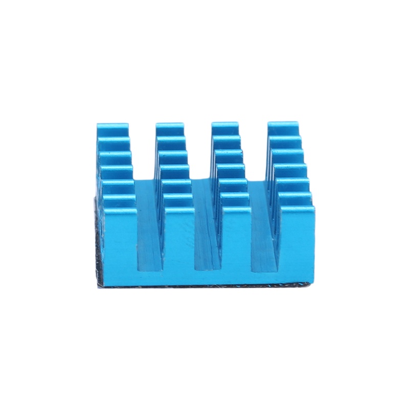 Set 2 Bộ Tản Nhiệt Làm Mát Bằng Nhôm Màu Xanh Dương Cho Raspberry Pi 2 3 Model B Rpi B +