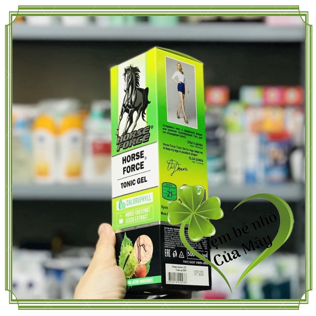 Kem CAO NGỰA XOA BÓP Nga 500ml ❤️ Hỗ Trợ Đ iều Tr ị Xương Khớp, Đau Nhức