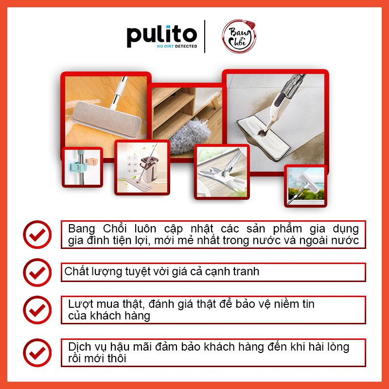 Cây lau nhà lau sàn flat mop đa năng, cán inox không rỉ sét, lau cả khô và ướt, tặng kèm bông lau