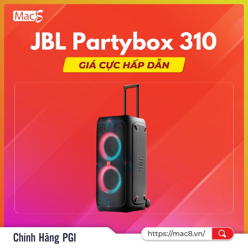 [Mã 66ELHASALE hoàn 7% đơn 500K] Loa Bluetooth JBL Partybox 310