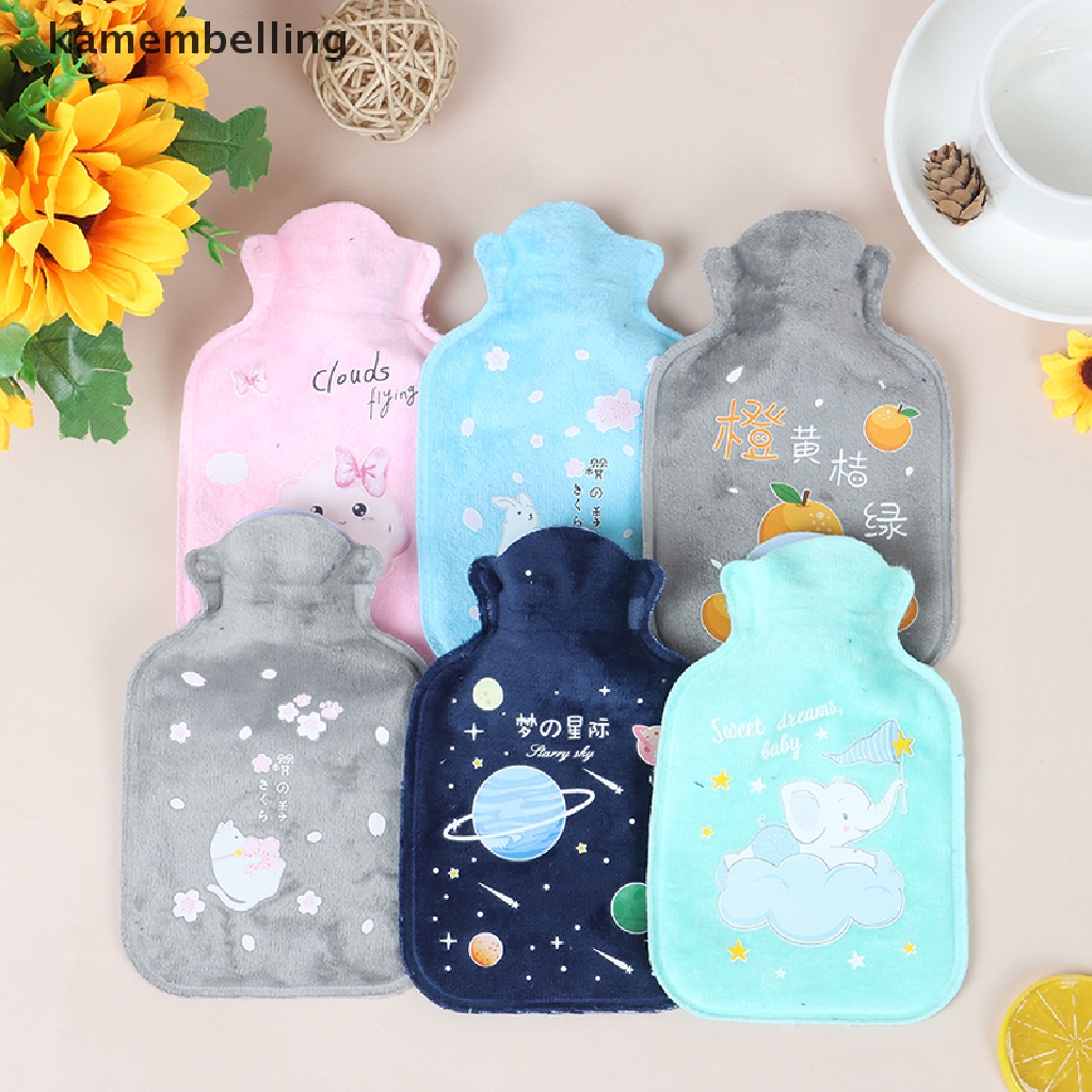 Túi Chườm Nóng Lạnh Thư Giãn Bằng Cao Su Họa Tiết Hoạt Hình Dễ Thương