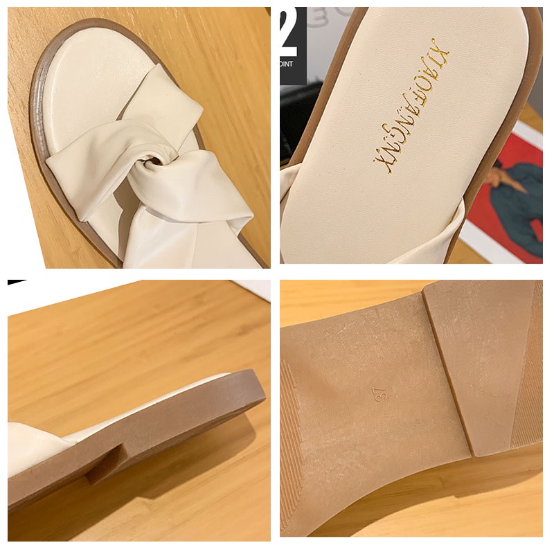 Dép XIELUAIZTA 01026 đế bằng thời trang đi biển cho nữ