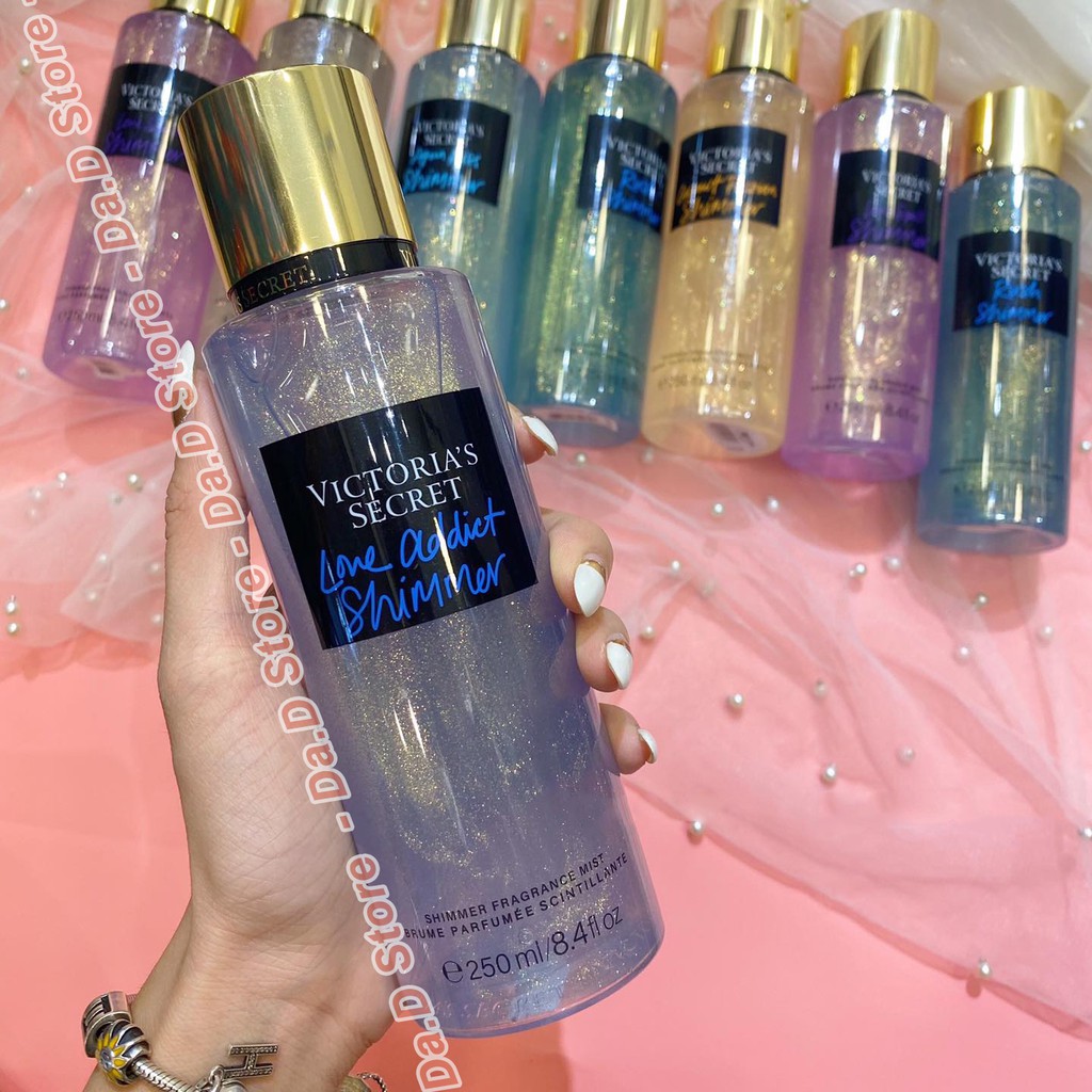 Xịt Body Mist 🔥FREESHIP🔥 Xịt thơm nhũ Shimmer Body Mist Victoria Secret 250ml - Chính Hãng - Đa dạng hương thơm | BigBuy360 - bigbuy360.vn