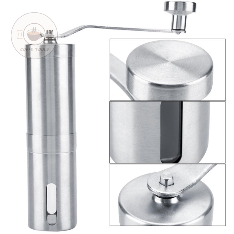 Máy Xay Cà Phê Cầm Tay Bằng Thép 304 Không Gỉ