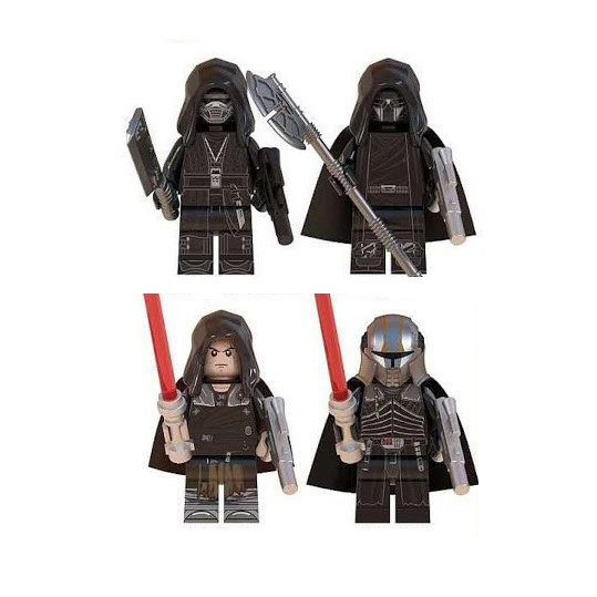 Bộ 4 nhân vật minifigures Star Wars WM6089