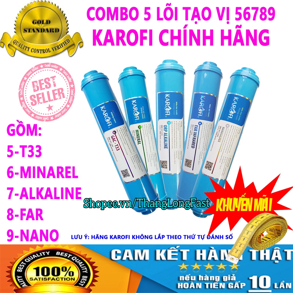 COMBO 4 LÕI KHOÁNG KAROFI SỐ 56-89 , GỒM T33-MIN-FAR-NANO