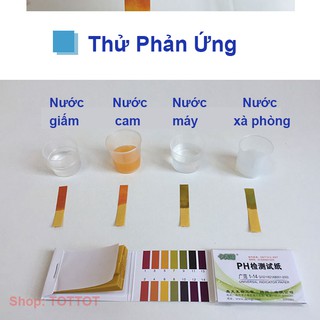 Giấy quỳ tím đo độ PH dung dịch