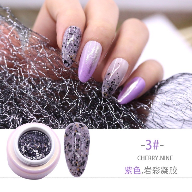 Gel đá set 6 màu sơn móng đắp móng