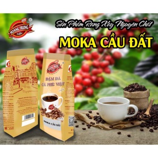 Cà Phê Moka Cầu Đất hạt nguyên chất - Túi 500gr - Hoang Trung Coffee