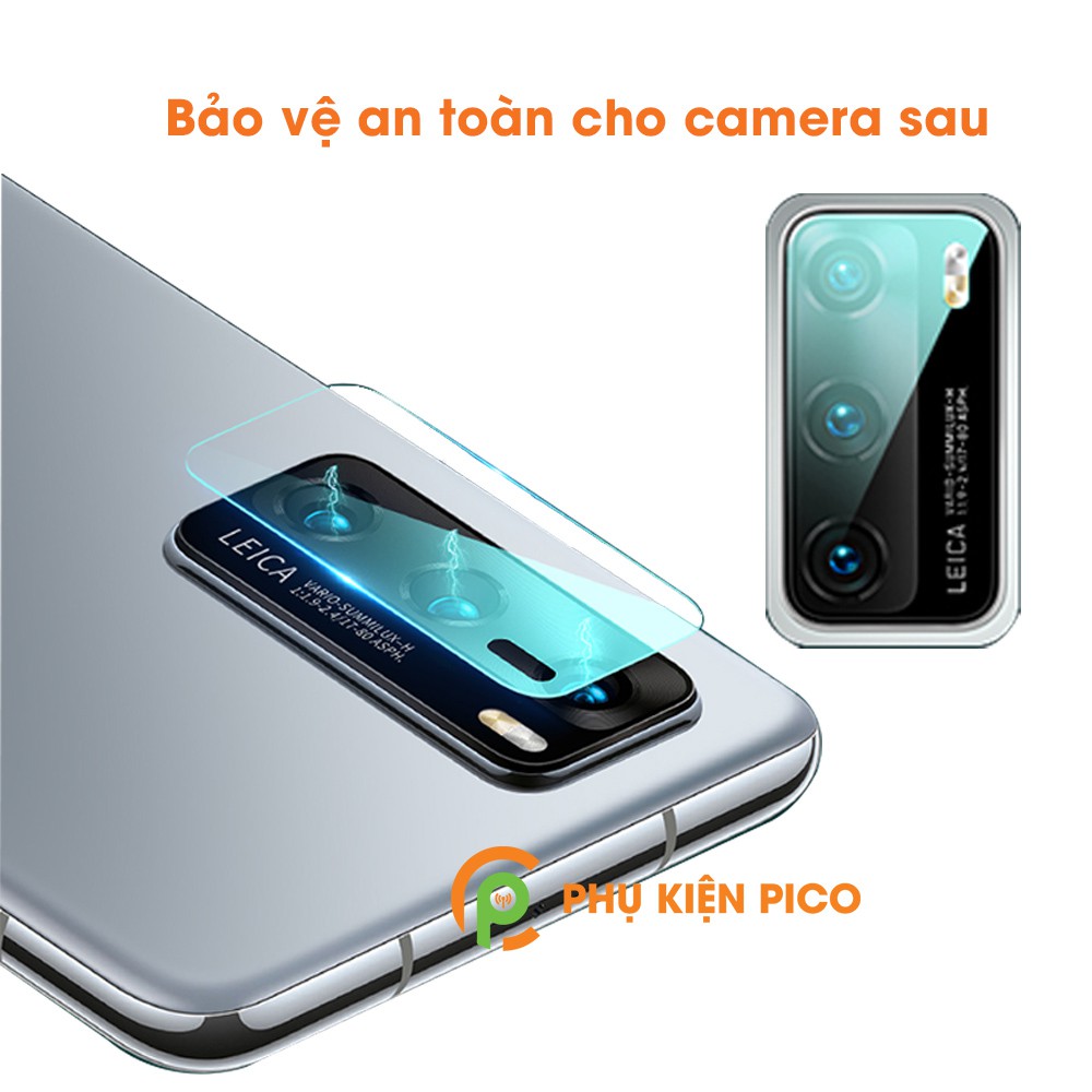 Cường lực camera Huawei P40 độ cứng 9H trong suốt không ảnh hưởng đến chất lượng chụp ảnh - Dán camera Huawei P40