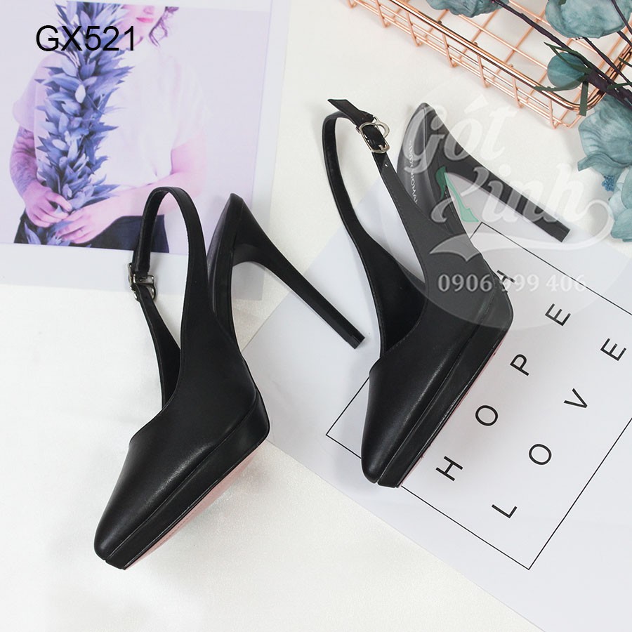 Giày Slingback đúp mũi nhọn cao 12 phân - Hình thật shop tự chụp | BigBuy360 - bigbuy360.vn