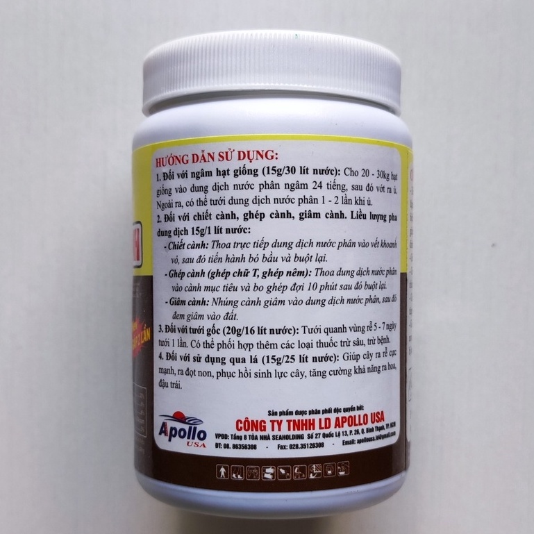 Phân Bón Kích Rễ N3M 100g, Ra Rễ Cực Mạnh Apollo Cho Cây Kiểng, Rau Màu, Hoa Hồng