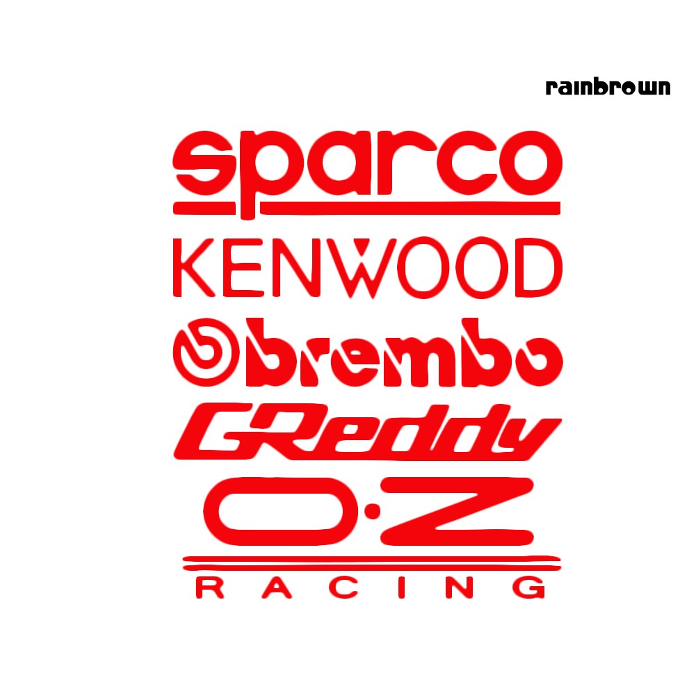 Miếng Dán Chữ Chống Thấm Nước Trang Trí Cửa Xe Hơi