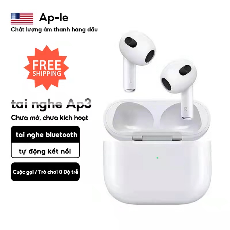 (Bảo Hành Tháng 12) Tai Nghe Bluetooth -Tai Nghe Không Dây Thế Hệ Mới-Định Vị Thông Minh,Đổi Tên-Áp Dụng cho iOS,Android