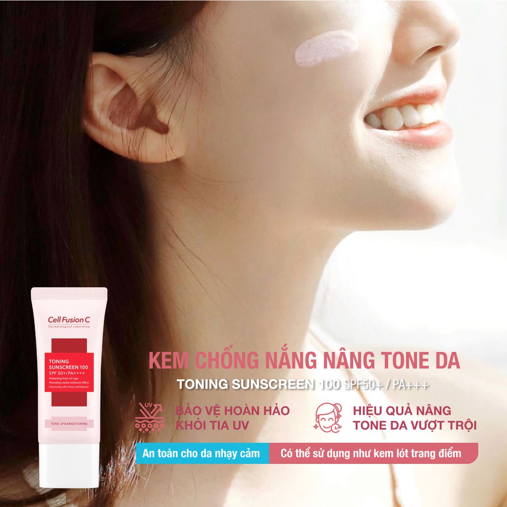 ✅[CHÍNH HÃNG] Kem Chống Nắng Cell Fusion C Suncreen 100