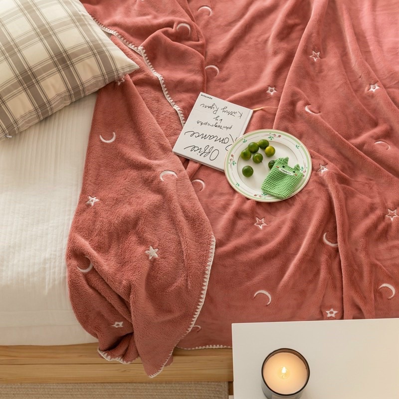 Chăn Tuyết San Hô (Size m5-2m) Chất Mềm Nhẹ Ấm Áp_ shinbedding