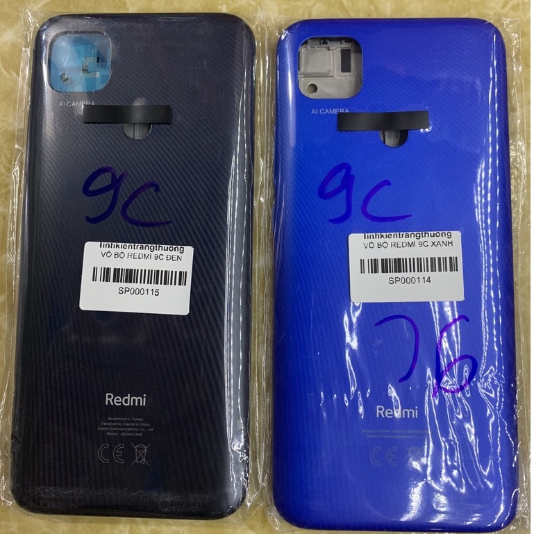 Bộ vỏ điện thoại Xiaomi Redmi 9C / gồm lưng, xương , phím