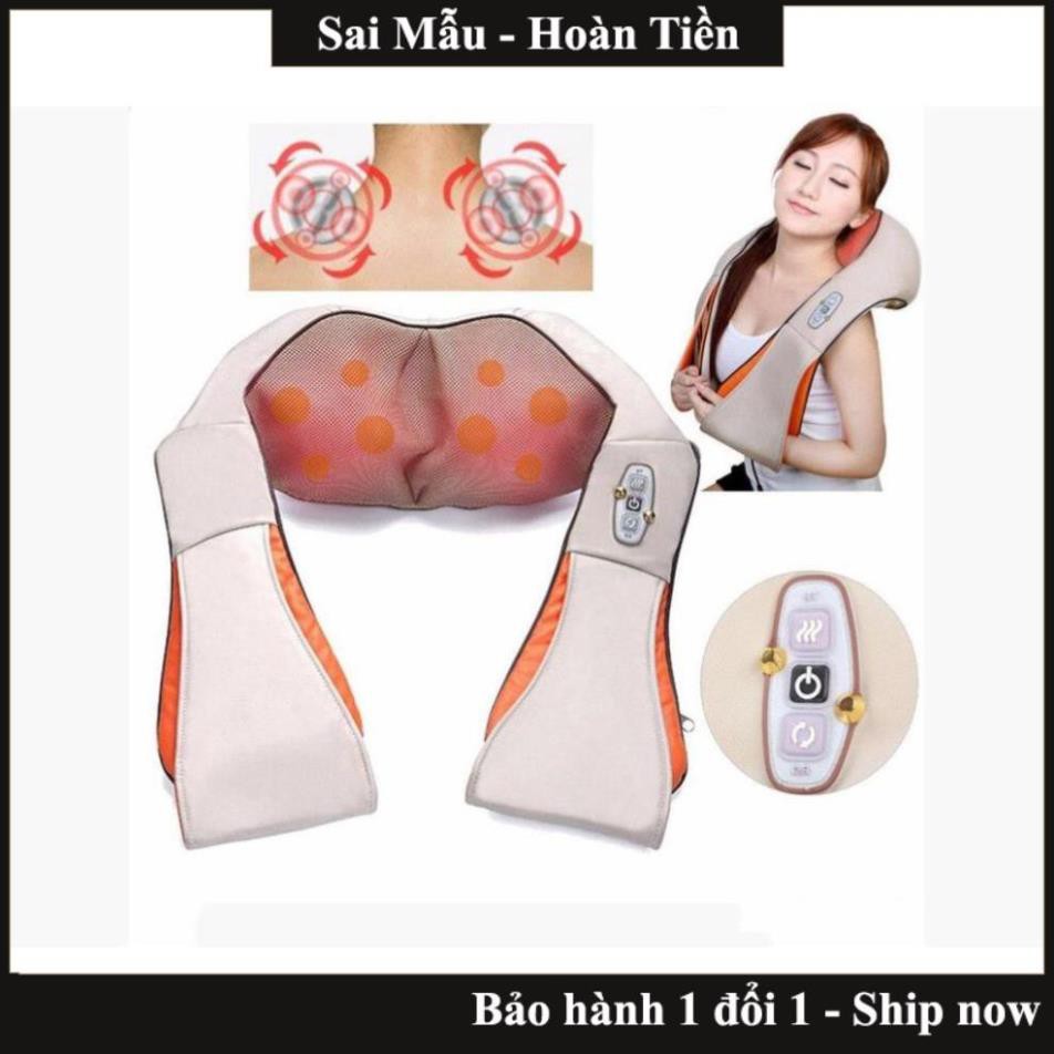 Đai massage toàn thân, Đai massage vai, cổ, gáy, lưng hồng ngoại SheetSheel xoa bóp giảm đau hiệu quả, thư giãn tại nhà