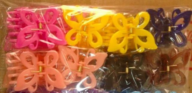 Combo 6 kẹp tóc càng cua hình bướm