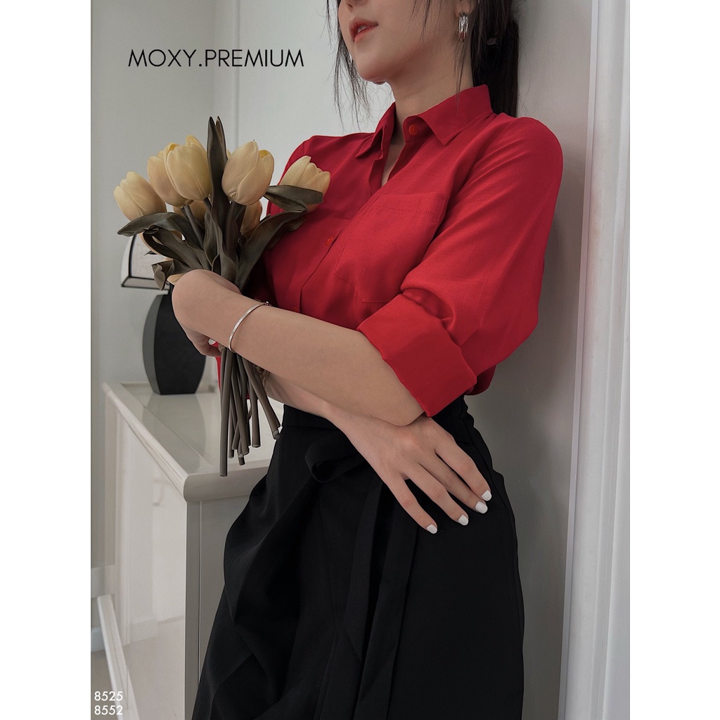 SP008525-Áo somi trơn