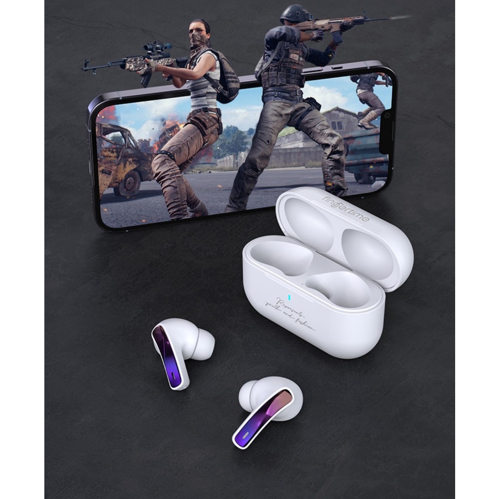 Tai nghe bluetooth T17, chống ồn chủ động ANC, kích hoạt ngay trên thân tai nghe, thiết kế cao cấp, cá tính.