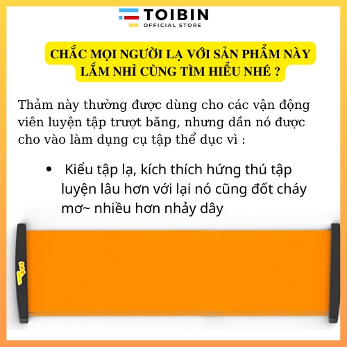 Thảm trượt băng tập thể |Giúp giảm cân nhanh , gia tăng khả năng dẻo dai cơ thể | TOIBINSHOP