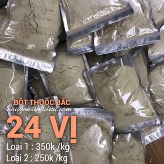 1KG TẮM TRẮNG THUỐC BẮC 24 VỊ loại 1 Hàng Handmade