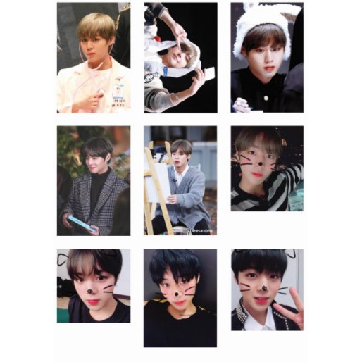 Lomo card 54 ảnh thành viên WANNA ONE - JIHOON Twitter 2