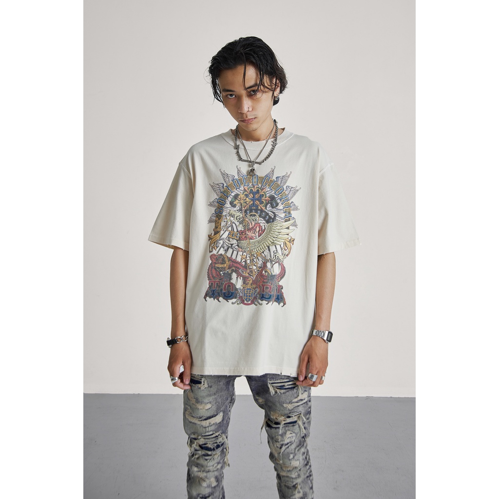 Áo thun tay lỡ SDG TOBI vải Cotton